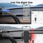 Exrp for Tesla Phone Mount, MagSafe Strongest Magnet Power Magnetic Car Phone Holder Mount for Tesla 3/Y Accessories Fits for All iPhone & Android Phones - with Magnetic Ring - Image 6
