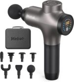 Mebak 3 Massage Gun, Massage Gun Deep Tissue for Athletes, Professional Muscle Percussion Massager Gun for Shoulder Leg Back Body Pain Relief, Quiet Portable Sport Massager, Gifts for Him