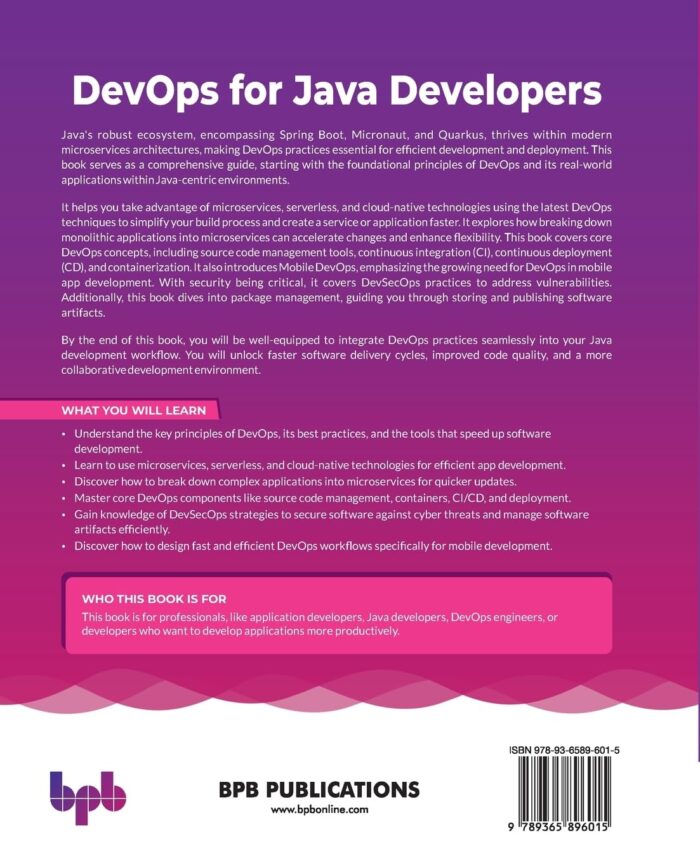 DevOps for Java Developers: DevOps and DevSecOps best practices for Java developers (English Edition) - Image 2