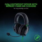 Razer BlackShark V2 X Gaming Headset: 7.1 Surround Sound - 50mm Drivers - Memory Foam Cushion - PC, PS4,PS5, Nintendo Switch, Xbox One, Xbox Series X & S, Mobile - 3.5mm Audio Jack - Black - Image 6