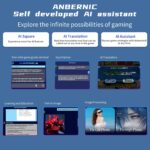 GiipGoop RG Cube Retro Game Console No Games Handheld Game Console Multi-Touch Screen Android 13 System Video Game Console 5200mAh Battery,High-Speed Fan,16 Million Color RGB Lighting(Gray) - Image 2