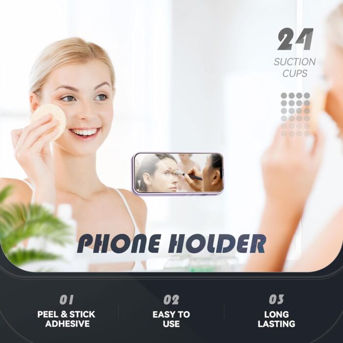 Langthering 8pcs Silicone Phone Sticky Grip, Suction Phone Case Mount for iPhone and Android, Hands-Free Sticky Cell Phone Grip, Mobile Fidget Mirror Holder for Selfies and Videos (Multicolor) - Image 5