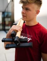 GORNATION Parallettes, inkl. Grip Tape, Calisthenics Equipment für Handstand, Push-Ups & mehr, Liegestützgriffe für Fitness zuhause & Outdoor mit Griffen/Stangen aus Holz, Home Gym Equipment - Image 2