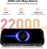 DOOGEE V MAX Plus 5G Triple Defence Phone, 36GB+512GB, 200MP Triple Camera + 20MP Night Vision, 6.58" FHD+ 120Hz, 22000mAh/33W, Tenguet 7050, Android 14, IP68IP69K All Terrain Phone, NFC/WiFi6 (Black) - Image 3