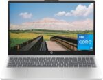 HP 15.6 inch Laptop, HD Display, 13th Generation Intel Core i5-1334U, 8 GB RAM, 512 GB SSD, Intel Iris Xe Graphics, Windows 11 Home, 15-fd (2024)