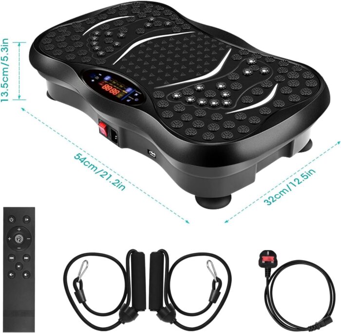 Max Strength - Vibration Plate Exercise Machine - Motion Vibration Platform | Whole Body Viberation Machine for Home, Weight Loss Vibration plate for professional massage Machine - Image 4