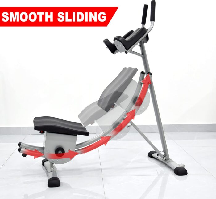 SKY LAND Ab Coaster Abs Trainer – Home Gym Fitness Equipment for Targeting Upper & Lower Abs, Weight Loss, and Core Strengthening with Ergonomic Design for Effective Abdominal Muscle Workout - Image 2