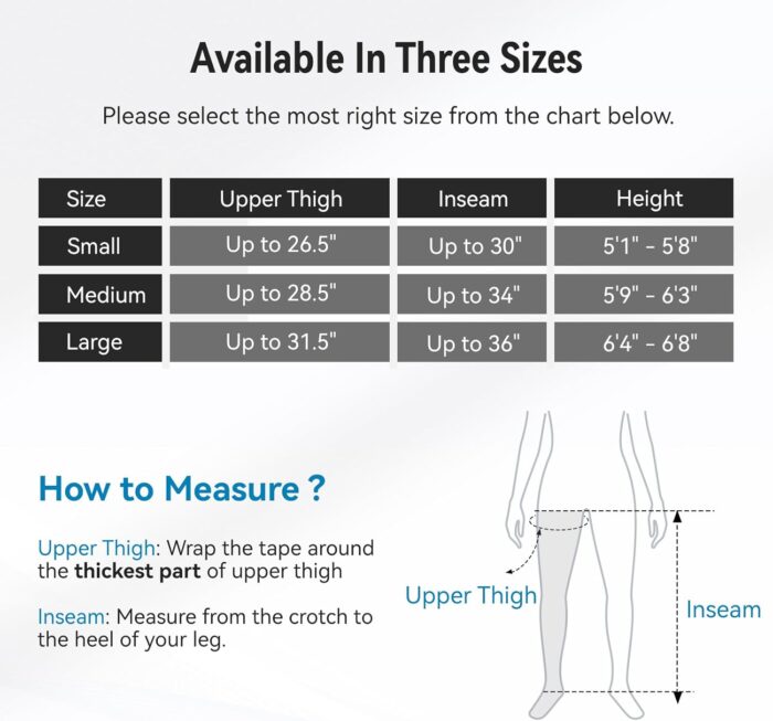 FIT KING Air Compression Recovery System, Full Leg & Foot Compression Massage Boots for Blood Circulation and Fast Recovery, Enhance Sports Performance (Medium) - Image 6