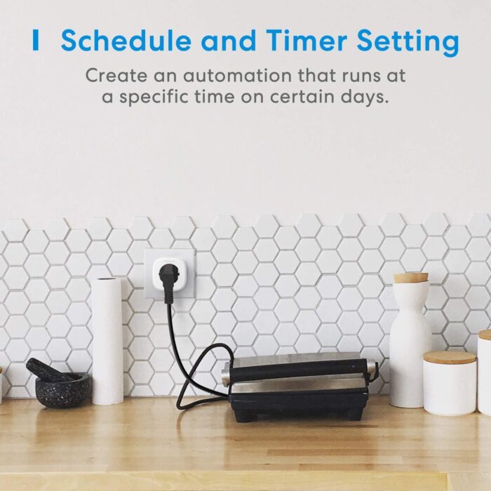 meross Smart Plug Compatible with HomeKit WiFi Plug That Works with Alexa Siri and Google Home Wireless Remote Control Timer Switch - Image 5