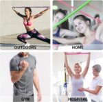 PROIRON 2 in 1 Resistance Bands Set - Includes Resistance Loop Bands, Physical Therapy Bands for Home Fitness, Stretching, Strength Training, Physical Therapy,Elastic Workout Bands for Whole Body - Image 5