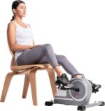 Sunny Health & Fitness Dual Function Under-Desk Bike Trainer at Home, Mini Exercise Machine for Senior Training, Arm/Leg Cardio Cycle Workout