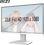 MSI PRO MP2412W 23.8 Inch Full HD Office Monitor - 1920 x 1080 Wide View Panel, 100 Hz, Eye-Friendly Screen, VESA Mountable, Built-in Speakers, Display Kit Support, Tilt Adjustable - HDMI 1.4b, DP 1.2 - Image 2