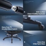 Anovara Gaming Chair Oversized Computer Chair Jing-N1 Ergonomic Chair, Height Adjustable Office Chair with Breathing High Density Mesh Chair Full-Padded - Image 6