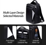 Arctic Hunter Durable Laptop Bag Light Weight Water Resistant with USB Jack Travel Backpack with Separate Laptop Compartment for Unisex, B00478 - Image 7