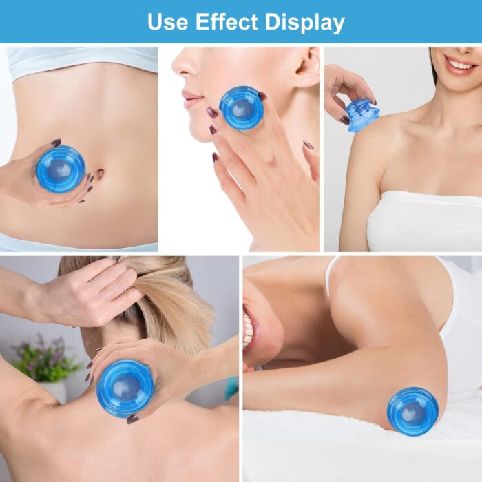 Silicone Cupping Therapy Set, Professional Studio and Home Cupping Set Massage Therapy Cups, Chinese Massage Cups for Cellulite Reduction Cupping Kit, Muscle and Joint Pain Myofascial Cupping Massager - Image 2