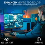 Viewsonic VX2418-P-MHD 24 Inch Frameless Full HD 1080p 180Hz 1ms Gaming Monitor with Adaptive-Sync Eye Care HDMI and Display Port, Black - Image 2