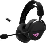 ASUS ROG Pelta Wireless RGB Gaming Headset (ROG SpeedNova, Bluetooth, 2.4GHz, USB-C, 50mm ROG Titanium Membrane Drivers, 10mm Super Broadband Boom Microphone, 309g Lightweight, Aura Sync RGB)