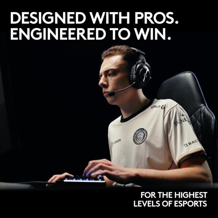 Logitech G PRO X 2 LIGHTSPEED Wireless Gaming Headset, Detachable Boom Mic, 50mm Graphene Drivers, DTS: X Headphone 2.0—7.1 Surround, Bluetooth/USB/3.5mm Aux, for PC, PS5, PS4, Nintendo Switch - Black - Image 2