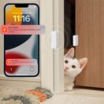 WiFi Door Sensor, Tuya Smart Door Window Sensor, Smart Window Sensor Real-time Alarm Compatible with Alexa Google Assistant,Home Security Door Open Contact Sensor for Business Burglar Alert (1 Pack) - Image 3