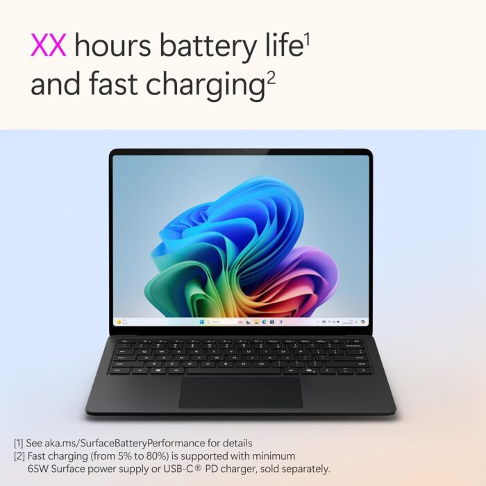 Microsoft Surface Laptop (7th Edition – 2024), Copilot+PC, 13.8" Touch Upto 120Hz Display, Snapdragon X Plus, Qualcomm Hexagon with 45 TOPS NPU, Qualcomm Adreno GPU, 16GB RAM, 512GB SSD, Graphite - Image 11