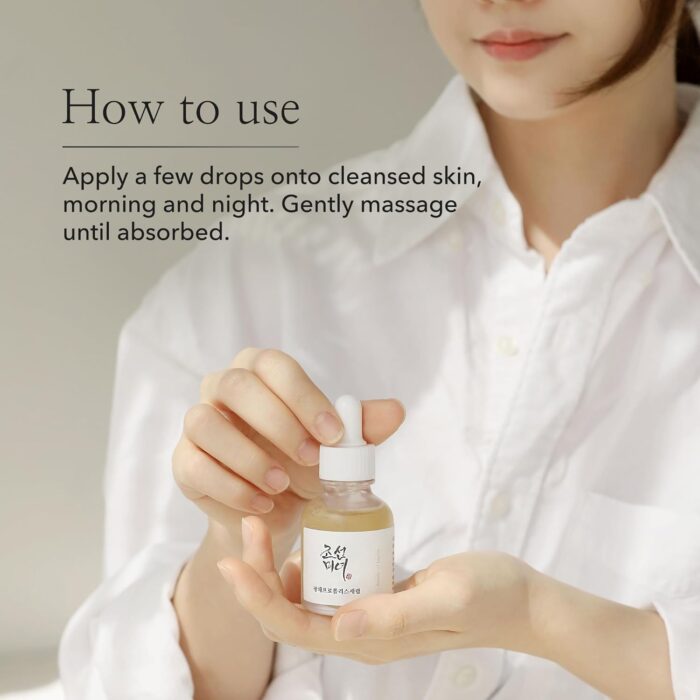 Beauty of Joseon Glow Serum Propolis and Niacinamide for Radiant Skin Uneven Tone for All Skin Type Moisturizing Hydrating Korean Skincare for Men and Women 30ml, 1 fl.oz - Image 6
