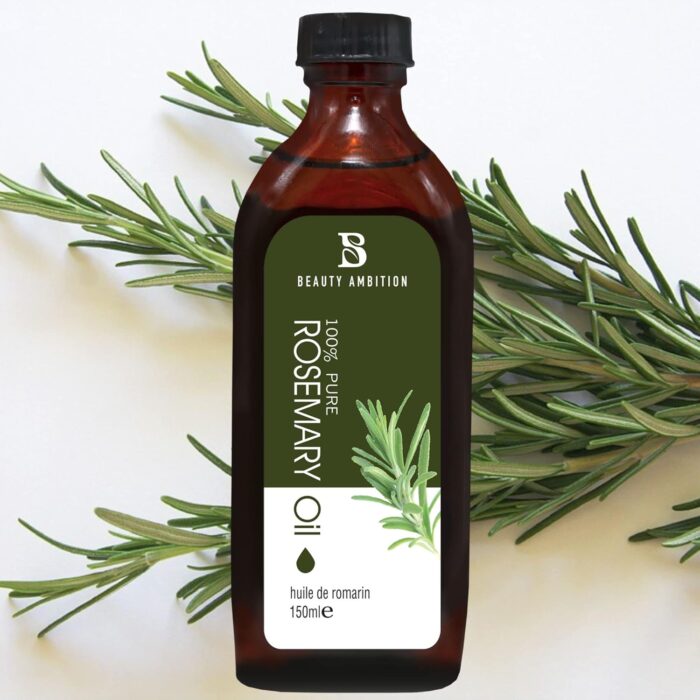 BEAUTY AMBITION Rosemary Oil For Dry, Damaged Hair & Skin Care Oil Essential Oils Pure, Organic, Natural, Undiluted Oil - 150 Ml - Image 5
