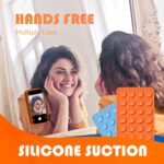 Langthering 8pcs Silicone Phone Sticky Grip, Suction Phone Case Mount for iPhone and Android, Hands-Free Sticky Cell Phone Grip, Mobile Fidget Mirror Holder for Selfies and Videos (Multicolor) - Image 2