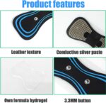 Qinsky Patches Massagers, 5PCS Cervical Massage Pad for Neck, Shoulder, Back, Waist, Arms, Legs - Mini Lymphatic Massager - Image 4