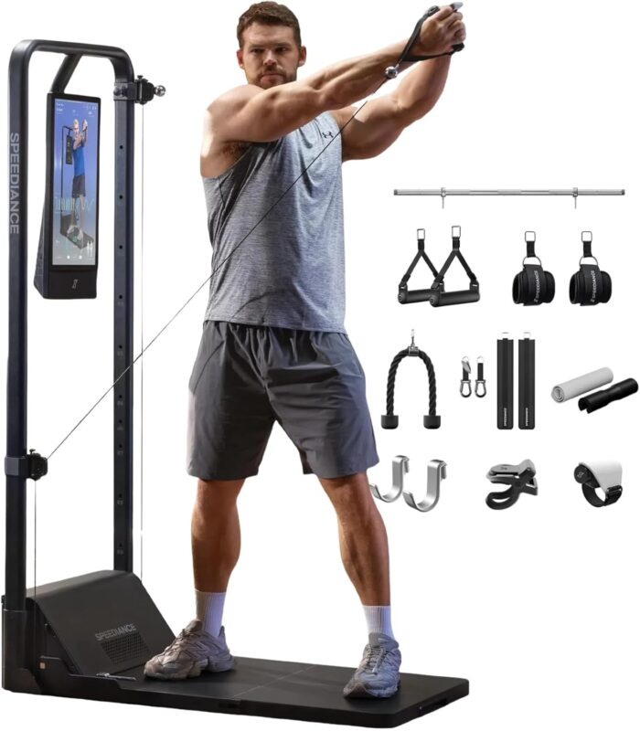 Gym Monster 2 Smart Home Gym, Upgraded AI-Powered Home Workout Machine, Multi-Functional Smith Machine, Full Body Strength Training Fitness Equipment, All-in-One Workout Station