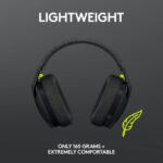 Logitech G435 Lightspeed & Bluetooth Wireless Gaming Headset - Ultra Lightweight 165G Over-Ear Headphones, Built-In Mics, 18H Battery, Compatible With Dolby Atmos, Pc, Ps4, Ps5, Mobile - Black - Image 5