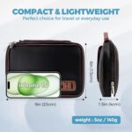 ProCase Electronics Organizer Travel Case, Tech Bag Accessories Pouch for Cords, Charger, Cables, Power Bank, Adapters,Wire -Black - Image 3