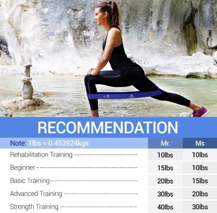 TechStone Resistance Bands Set for Men and Women, Pack of 5 Different Resistance Levels Elastic Band for Home Gym Long Exercise Workout – Great Fitness Equipment for Training, Yoga – Free Carrying Bag - Image 7