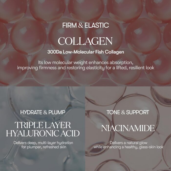 VT COSMETICS Daily Collagen Mask 30ea | Facial Sheet Mask for Firming, Plumping, and Improving Skin Elasticity, 30 Day Supply, Korean Skincare - Image 3