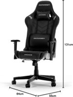 DXRacer (the Original) Prince P132 Gaming Chair, Faux leather, Black, Up to 185 cm - Image 3