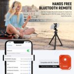 NEEWER Flexible Tripod with Remote Control, Mini Camera Kickstand with Smartphone Port and Action Cam Mount Compatible with iPhone GoPro Hero 12 11 10 DJI Insta360 Samsung for Vlog, TP34 - Image 3