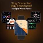 Smart watch for Men, Women - Jet Black | Pebble Blaze 2.05 Infinite Amoled Display Fitness Tracker, BT Calling, Zen Mode, Multi Sport Modes | Heart Rate Monitor, Step Pedometer, Voice Assistant - Image 6