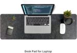 DAWNTREES Large Felt Desk Pad | Computer Mat for Desk(36x12Inches)|Desk Mat for Keyboard and Mouse|Dark Grey - Image 9