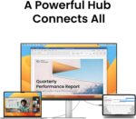 BenQ MA270U 27” 4K 3840x2160 Monitor for MacBook® Pro/Air, Dual USB-C, 90W Power Delivery, Mac Color Match, USB Hub, Brightness & Volume Control on Mac, Height & Tilt Adjustable Stand, P3 Color Gamut - Image 3