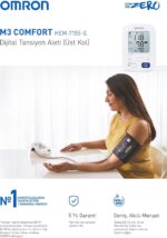 OMRON M3 Comfort Upper Arm Blood Pressure Monitor, 2 Users 60 memory, Hypertension Heartbeat BP Level, Clinically Validated on Diebetics Pregnancy Health Home BP Machine, Large Cuff 5 Year Guarantee - Image 4