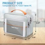 Travel Electronics Organizer, Double Layer Waterproof Cable Organiser Bag for Electronic Accessories, Universal Carry Bag for Charger, Phone, Hard Drive, Cord, Tablet (Grey) - Image 7