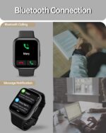 VRPEFIT Smart Watch for Men [Answer/Make Call], 1.7" Touchscreen Fitness Tracker with Heart Rate Blood Oxygen Sleep Monitor Compatible with iPhone & Android, Alexa Built-in, IP68 Waterproof Watch - Image 2