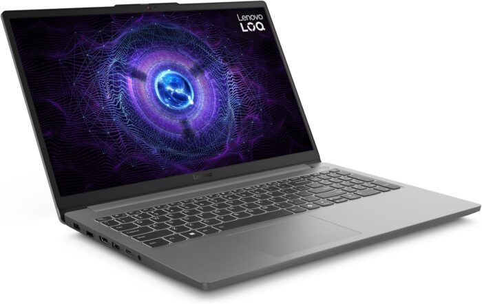 Lenovo LOQ 15IAX9E Gaming Laptop with AI, 15.6"FHD 144Hz Display, Intel Core i5-12450HX, 16GB RAM, 512GB SSD,RTX 2050 4GB GDDR6, Win11, White Backlit Eng-Arabic, Luna Grey - [83LK001SAX] - Image 3