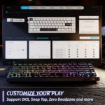 ATTACK SHARK X68 HE 8000Hz Rapid Trigger Keyboard, 0.01mm RT Accuracy Wired Gaming Keyboard with Magnetic Switch, Adjustable Actuation, Rapid Trigger, Snap Tap, RGB Lighting for PC/Mac, Black Contours - Image 6