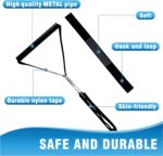 LCLALAY Neck Stretcher Strap & Cervical Traction Device, Spine Chiropractic Decompression Tool with Chin Belt, Neck Pain Relief and Physical Therapy Aid for Cervical Decompression (New Metal Pipe) - Image 6