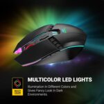 Ant Esports GM50 Optical Wired Gaming Mouse | Slimmer Shell Design for Claw Grips | Contoured Shape | Premium Build Quality | Multi-Zone RGB Lighting - Image 3