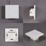 MOES Tuya WiFi Smart Touch Switch - Sleek Glass Panel, Works with Alexa & Google Home, Neutral/No Neutral Wire Installation (Capacitor Included) - 3 Gang - Image 8
