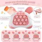TXC-JY A Popular Adult Game, Portable Game, Video Game, Travel Game, Pressure Sensitive Fashion Toy, Christmas Birthday Gift for Boys and Girls! (Pink) - Image 5