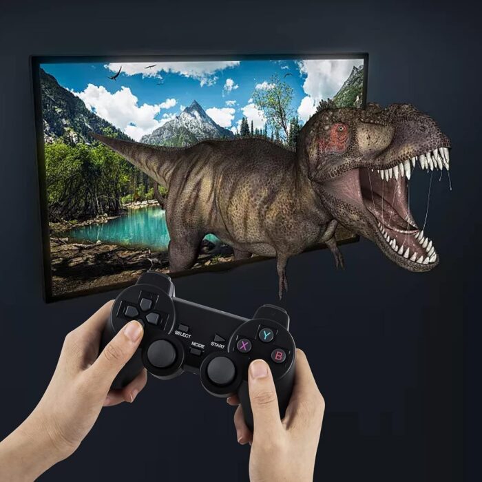 YUYUE Wireless Retro Game Console, Plug and Play Video Game Stick Built in 3500+ Games,9 Classic Emulators, 4K High Definition HDMI Output for TV with Dual 2.4G Wireless Controllers(32G) [video game] - Image 3