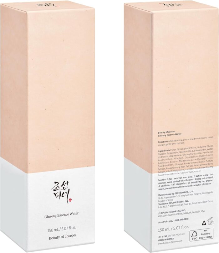 Beauty of Joseon Ginseng Essence Water Hydrating Face Toner for Dry, Dull, Acne-Prone, Irritated Skin. Korean Moisturizing Skin Care for Men and Women 150ml, 5 fl.oz - Image 8