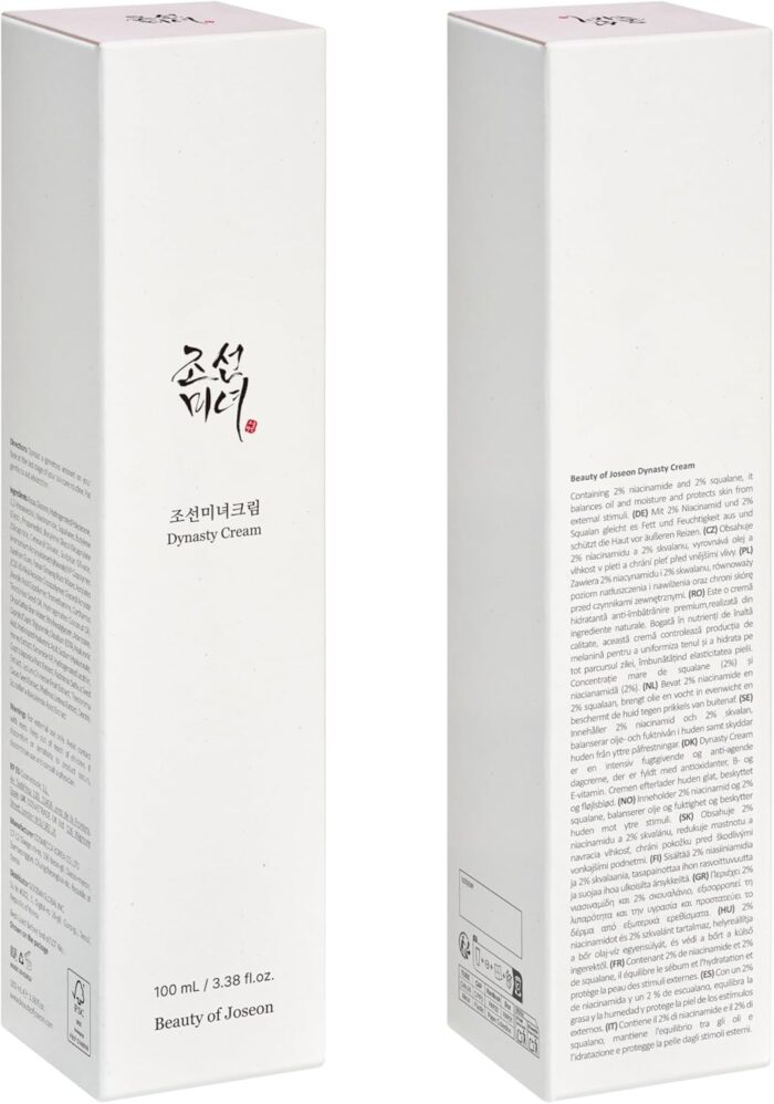 Beauty of Joseon Dynasty Cream Hydrating Face Moisturizer for Dry, Sensitive Skin, Korean Skincare for Men and Women 100ml, 3.38 fl.oz - Image 2
